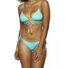 string bikini tassel halter swimsuit backless swimwear bikini swim brand travel beachwear resortwear luxury swimwear one piece turquoise blue navy beach travel swimsuit luxury swim brand fashion netaporter selfridges farfetch harrods  africa europe travel blogger London Paris Milan pink  bikini top bikini bottom strapless bikini bottom