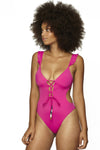 string bikini tassel halter swimsuit backless swimwear bikini swim brand travel beachwear resortwear luxury swimwear one piece turquoise blue navy beach travel swimsuit luxury swim brand fashion netaporter selfridges farfetch harrods  africa europe travel blogger London Paris Milan pink  bikini top bikini bottom strapless bikini bottom ruffle straps lace up