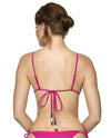 string bikini tassel halter swimsuit backless swimwear bikini swim brand travel beachwear resortwear luxury swimwear one piece turquoise blue navy beach travel swimsuit luxury swim brand fashion netaporter selfridges farfetch harrods  africa europe travel blogger London Paris Milan pink  bikini top bikini bottom strapless bikini bottom